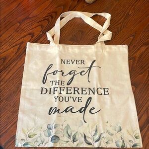Brand new canvas tote bag never used